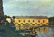 Alfred Sisley Maschinenhaus der Pumpe in Marly USA oil painting artist